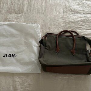 Ji Oh NY Canvas Tote Bag (Olive)